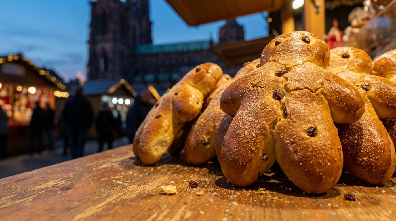 Voici la recette officielle du mannele du marché de Noël de Strasbourg et l'astuce qui change son moelleux