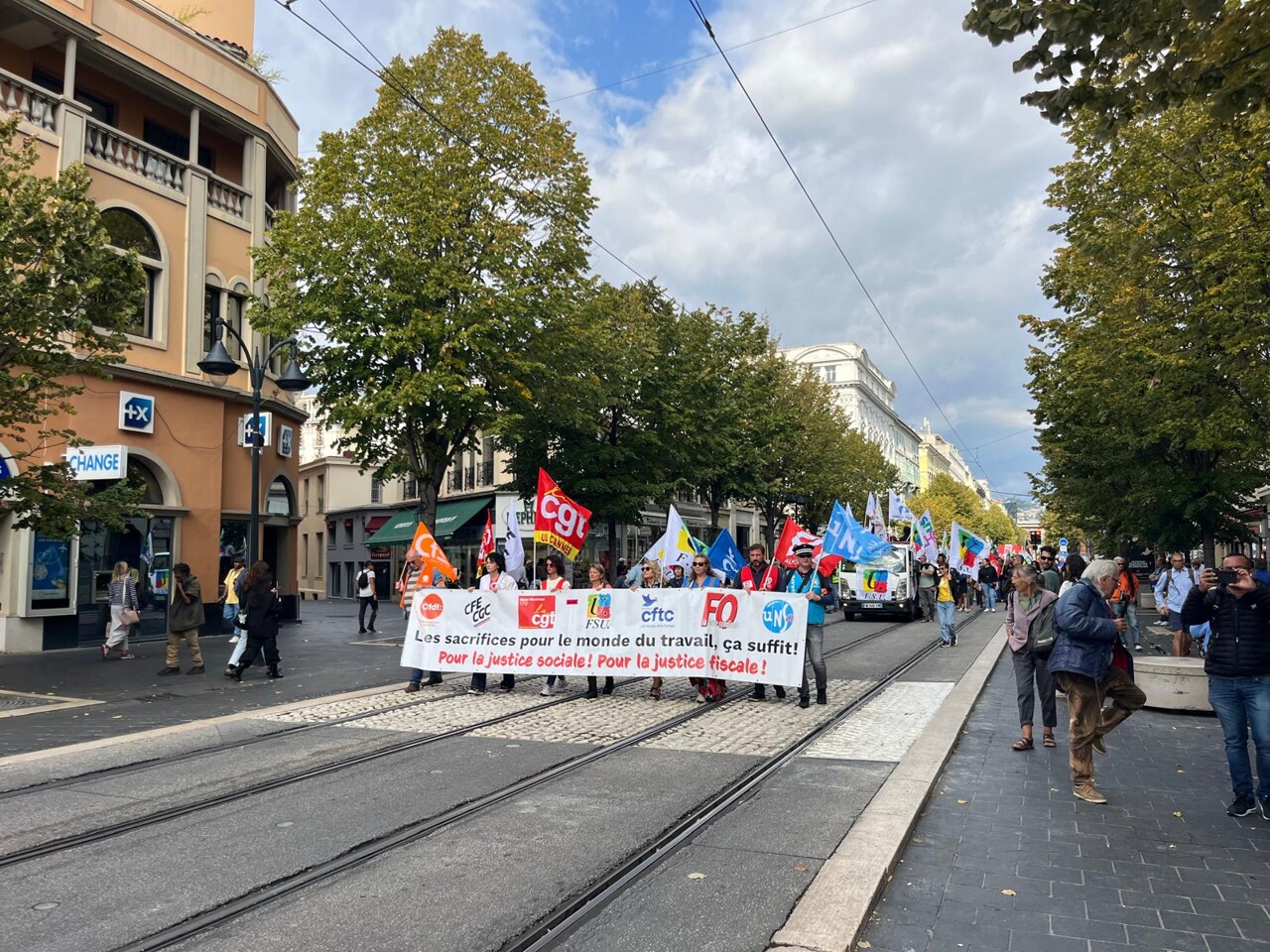 on connait le parcours du cortège des manifestants