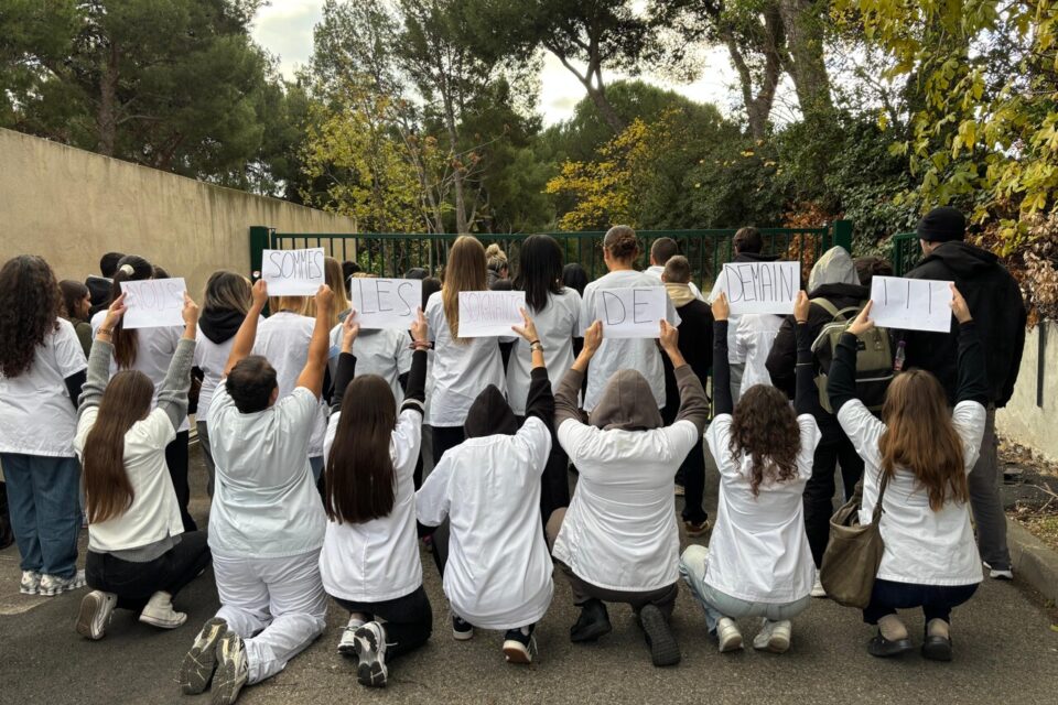 À l'IFSI de La Capelette, tout le monde se mobilise face à ce