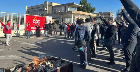 Les salariés d’Arkema reconduisent la grève jusqu’à mardi à Marseille