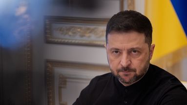 Volodymyr Zelensky, président de l'Ukraine.  - Tetiana DZHAFAROVA / AFP