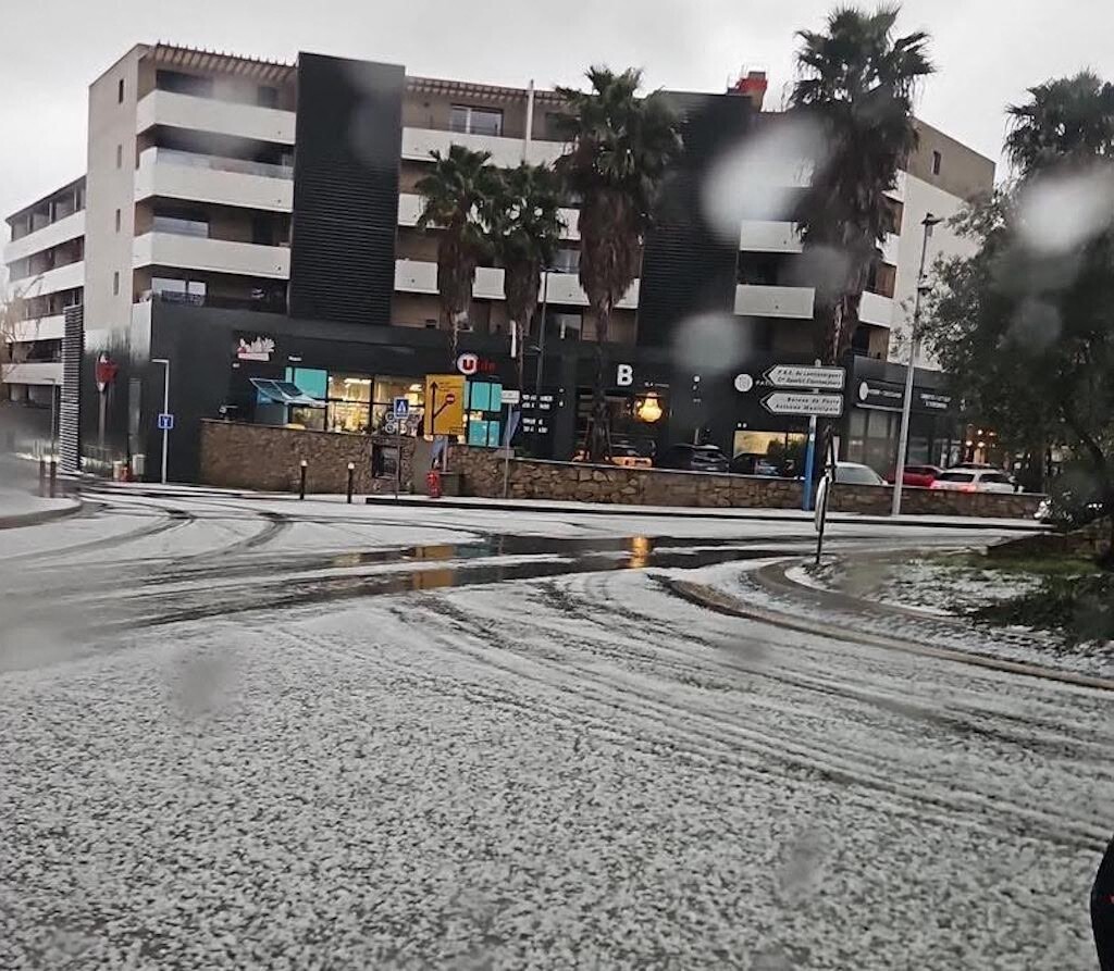 Intempéries. Orage de grêle et sorties de route à Montpellier et alentour en images
