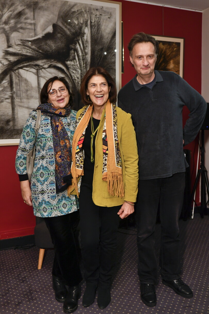 La princesse Leïla Murat, Laura de Montalembert, le prince Jérome Murat.