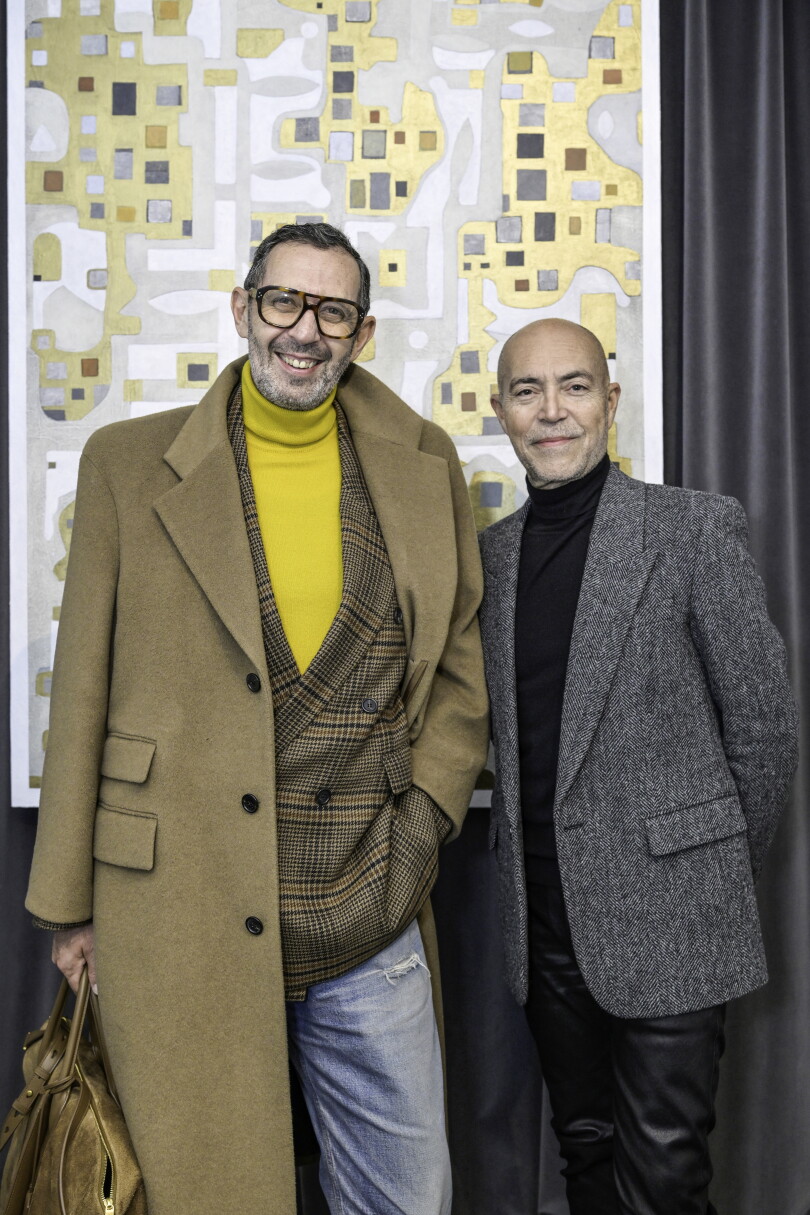 Les décorateurs Jacques Bec et Artur Miranda.