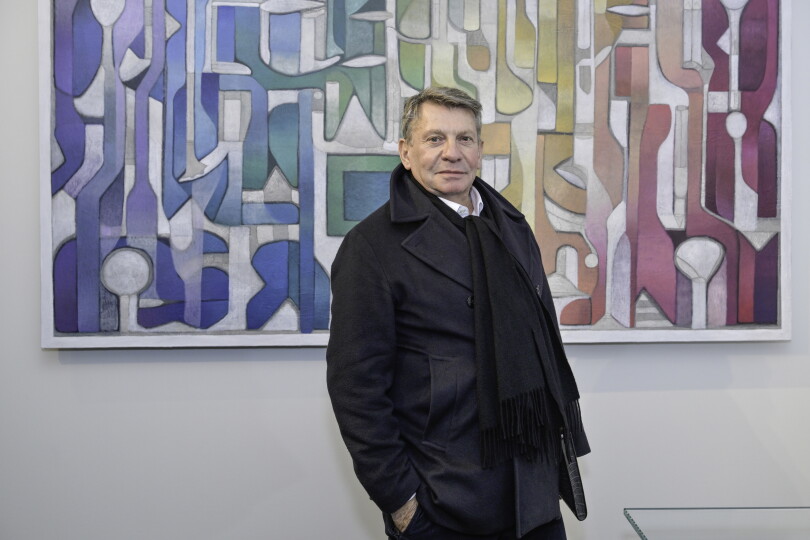 Le galeriste et expert Patrick Fourtin