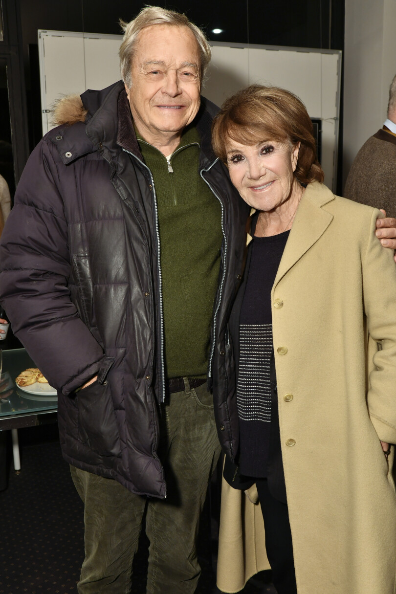 L’éditeur Patrick de Bourgues et la médium Yaguel Didier.