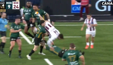 en vidéo, l’impressionnant plaquage subi par Damian Penaud, finalement sans gravité