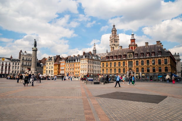 La Grand'Place, où bat le cœur de Lille