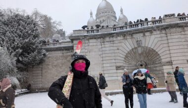 les images impressionnantes de la neige à Paris