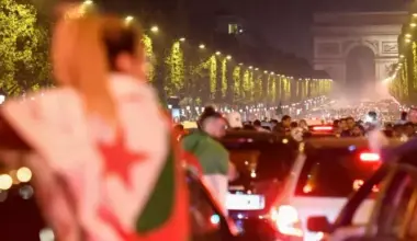 Paris : Craignant des incidents après la défaite de l'Algérie ce soir dans la CAN, la Préfecture de police interdit les rassemblements sur les Champs-Elysées et dans une grande partie du 8e arrondissement