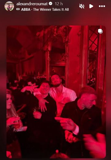 Alexandre Roumat a célébré la nouvelle année.