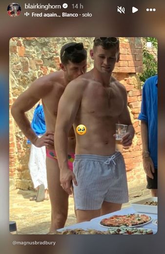 Blair Kinghorn a célébré la nouvelle année en remémorant à ses abonnés son célèbre slip.