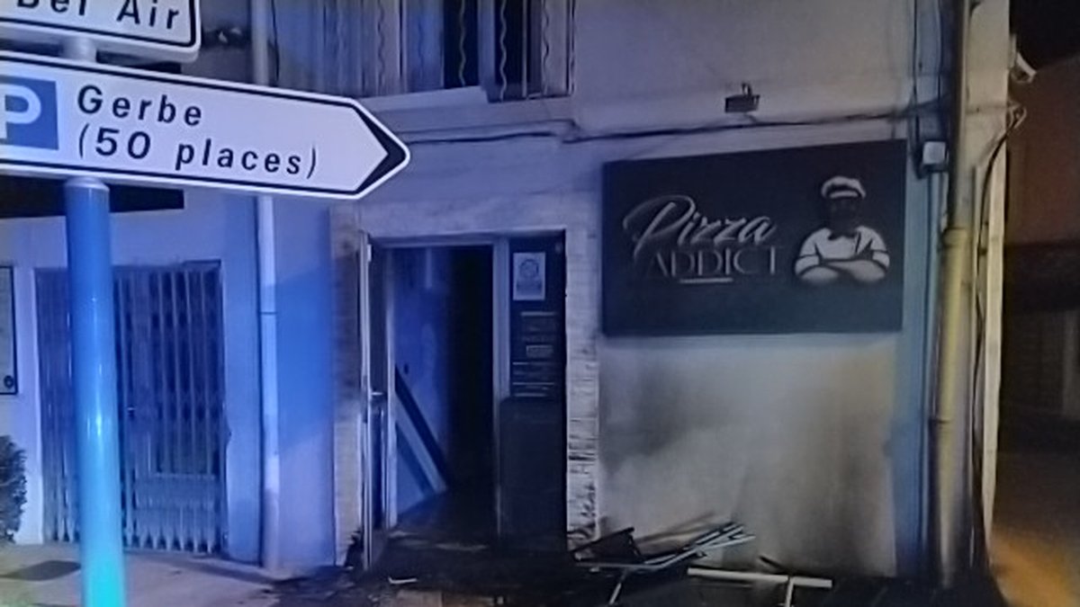 Une pizzeria visée par un incendie volontaire cette nuit à Grabels au nord de Montpellier