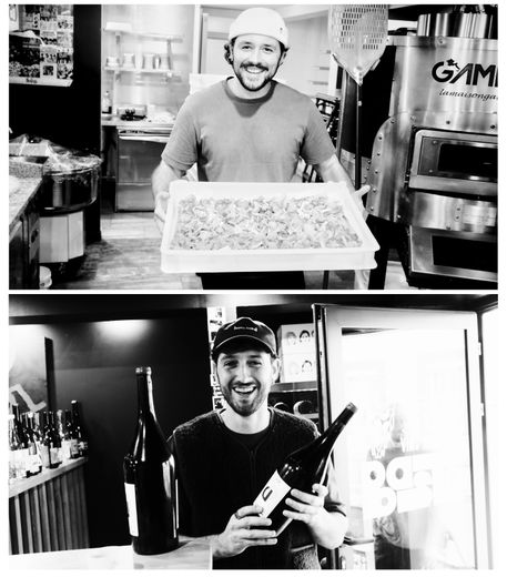 Des pizzas et du vin nature…