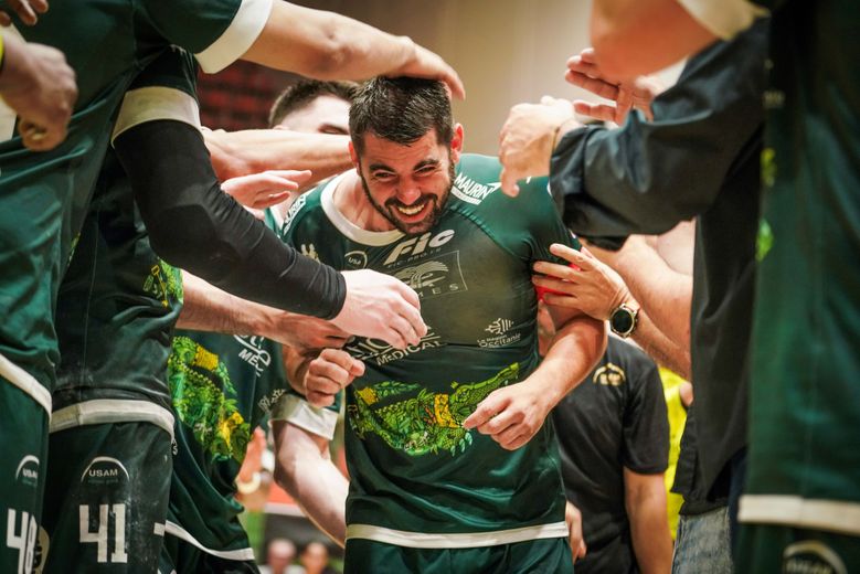 L’adieu au capitaine de l’Usam Julien Rebichon.