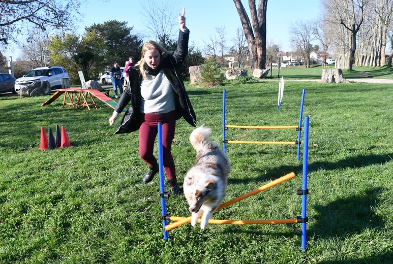 Chiens et maîtres profitent des installations du Dog’s garden.