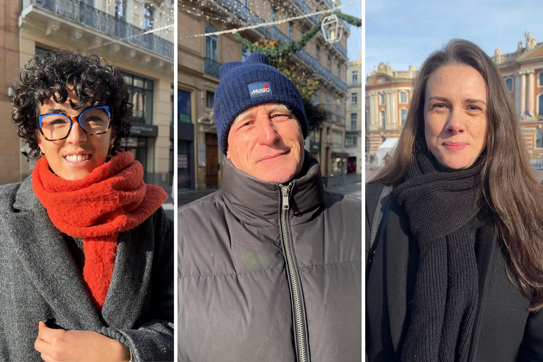 De gauche à droite : Nael, Jean-Marc et Camille.