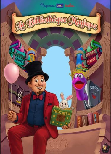 Avec le magicien Olivier Floret.