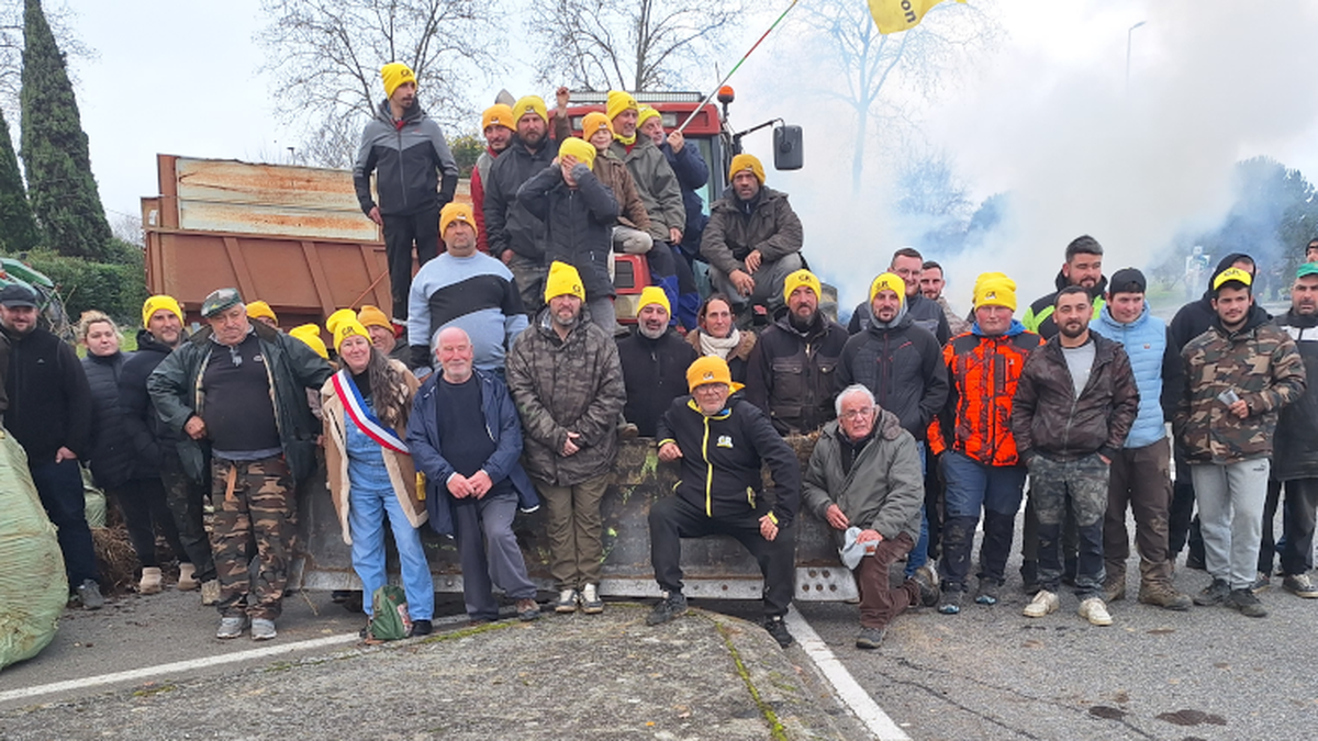 "Nous sommes en colère car rien ne bouge": les agriculteurs s'installent à un rond point de ce village près de Toulouse