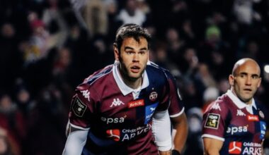 Damian Penaud a inscrit le premier essai de Bordeaux - Racing 92
