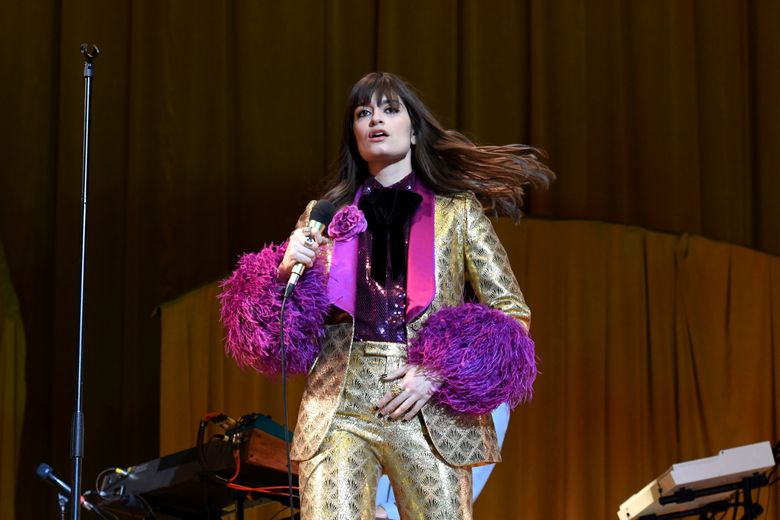 Clara Luciani lors de son dernier passage au Zénith.