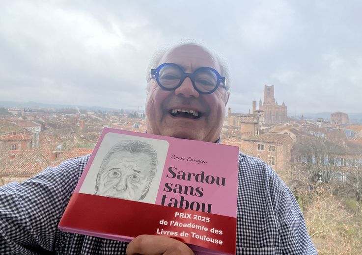 Pierre Carayon chez lui à Albi.
