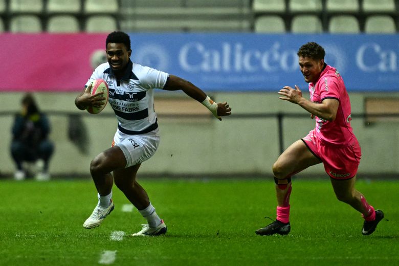 Vuate Karawalevu a été le Castrais le plus en vue au Stade Français.