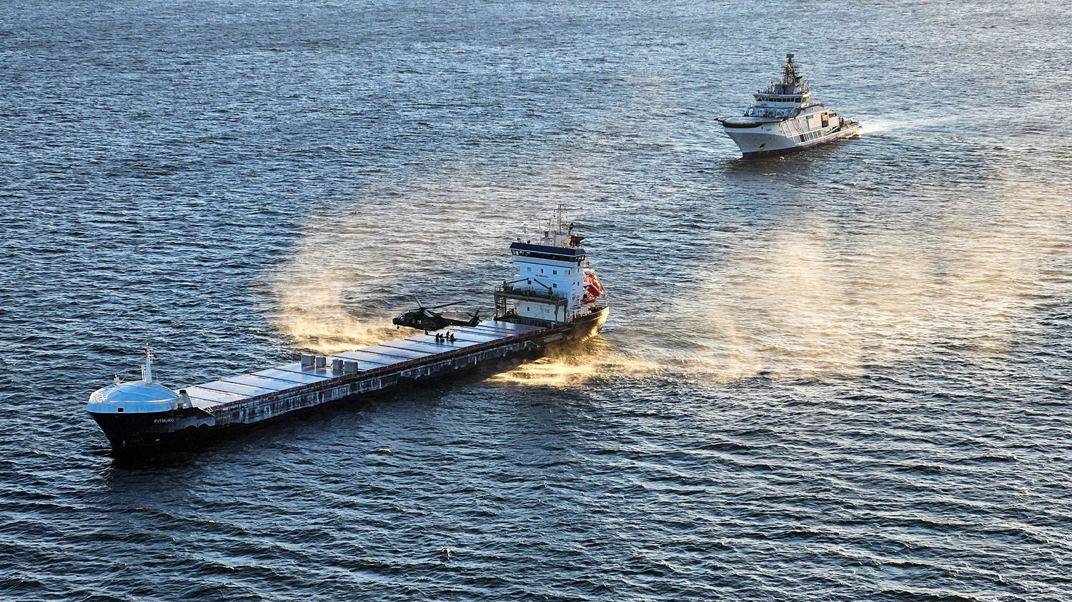 Dans le golfe de Finlande, un navire soupçonné d'avoir endommagé sur un câble sous-marin en laissant trainer son ancre