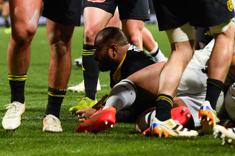 Latu après un de ses deux essais face à Toulon.