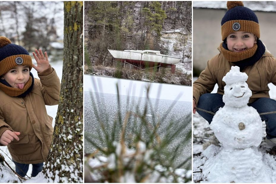 EN IMAGES. Vos photos de bonshommes de neige et de paysages recouverts de blanc