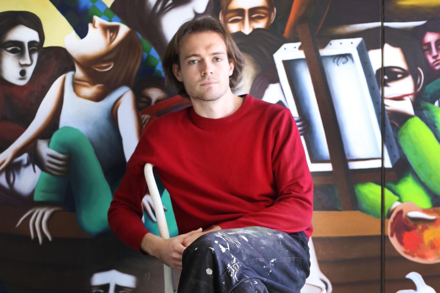 Les échos chromatiques du peintre Victor Garel