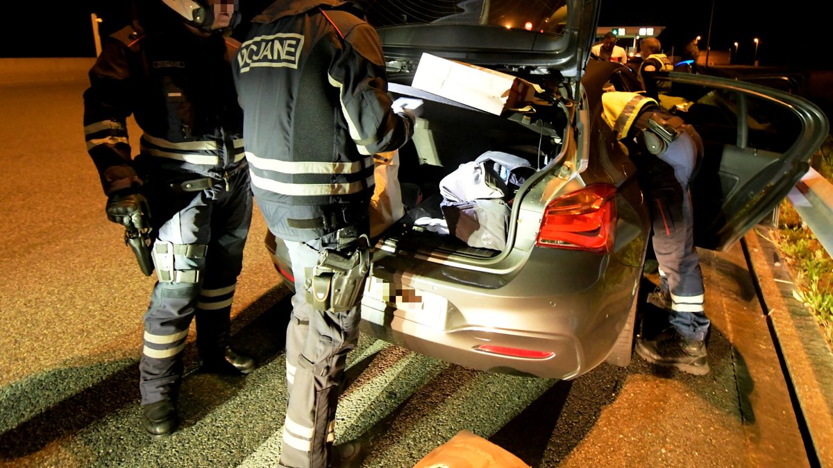 Au retour d’Espagne, le transporteur de 50 kg de cannabis termine son voyage en prison