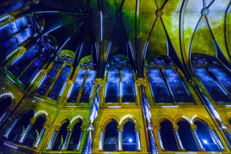 L’église du Gesù s’illumine jusqu’à dimanche.