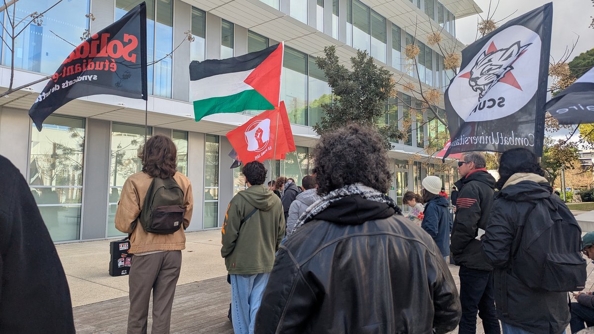 "On a un poids symbolique" : une trentaine d’étudiants montpelliérains dénoncent l’attaque contre l’université de Birzeit en Cisjordanie