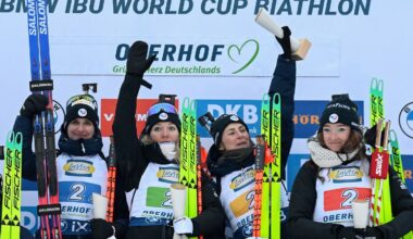les Françaises remportent le relais d'Oberhof en Allemagne, à moins d'un mois des JO d'hiver