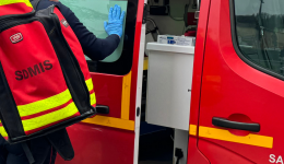 Une intervention d'un pompier