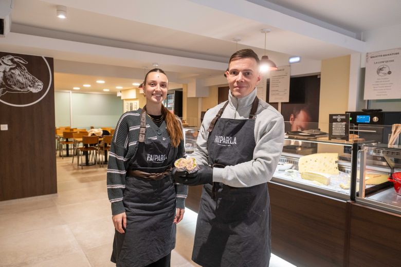 Blaise et Alizée de l’enseigne Faiparla.