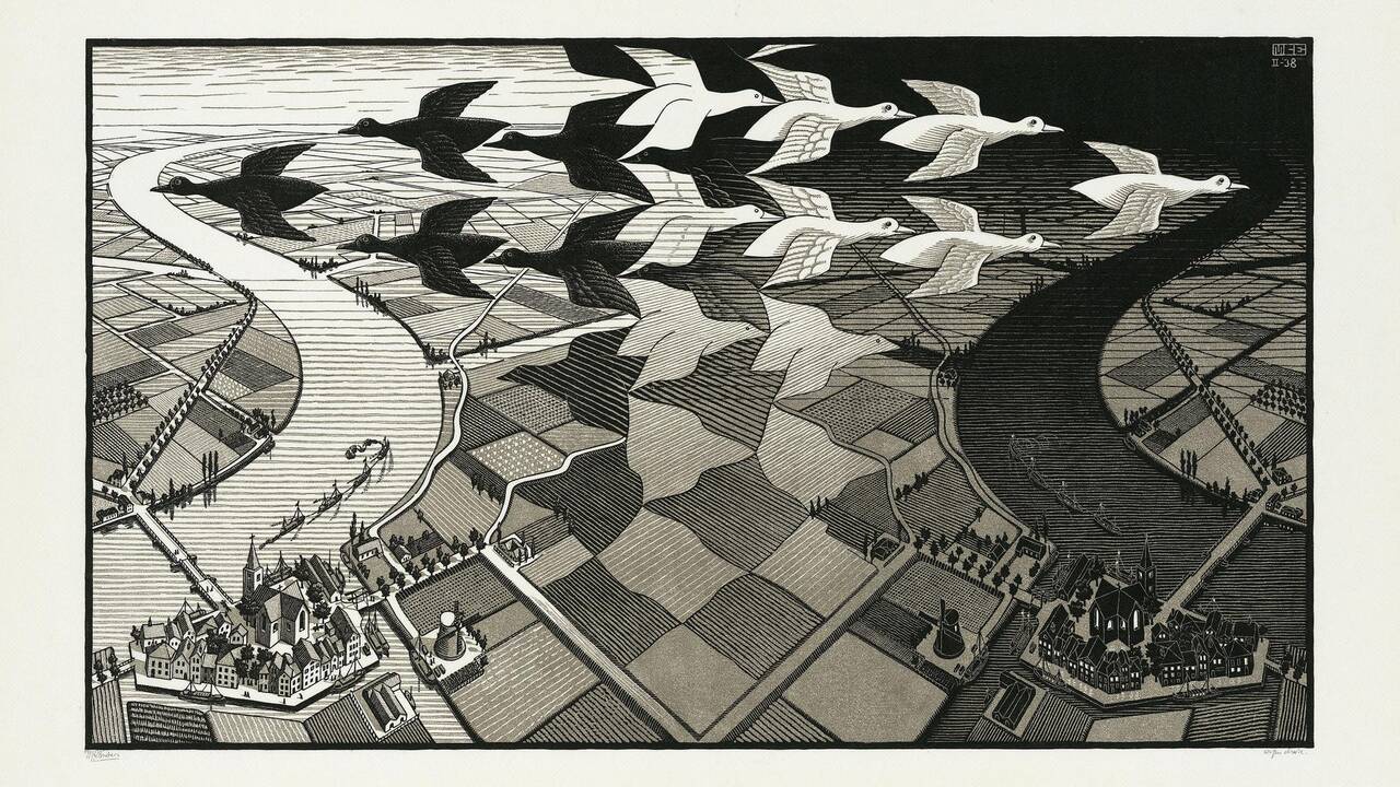 La Monnaie de Paris invite dans le monde fantastique et insolite de M. C. Escher, entre art et mathématiques