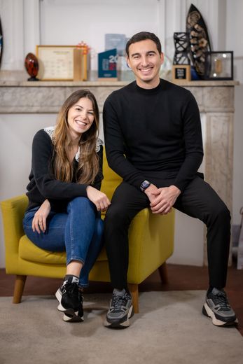 Hannah et Samuel Dassa, cofondateurs de WeMet.