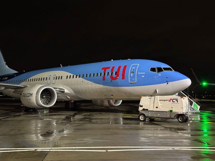 Agnès a photographié l’avion portant la mention "Toulouse" à son arrivée à Glascow.