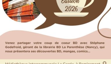 Remiremont – Café BD samedi 14 février 2026