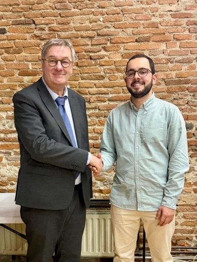 François Briançon (à g.) et Michael Gironde.