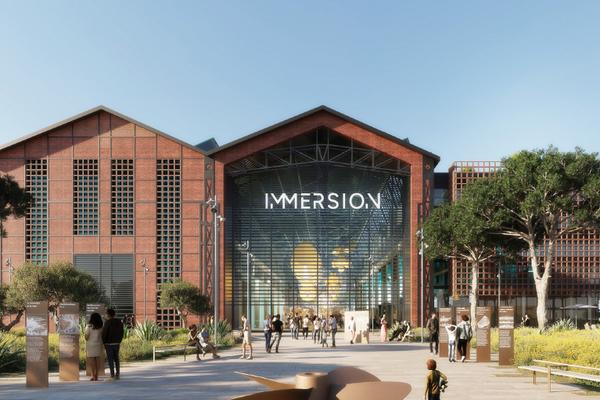 Le projet conservera les deux principales nefs du bâtiment. La plus petite, à droite sur l’image, sera détruite et remplacée par une construction ajourée.