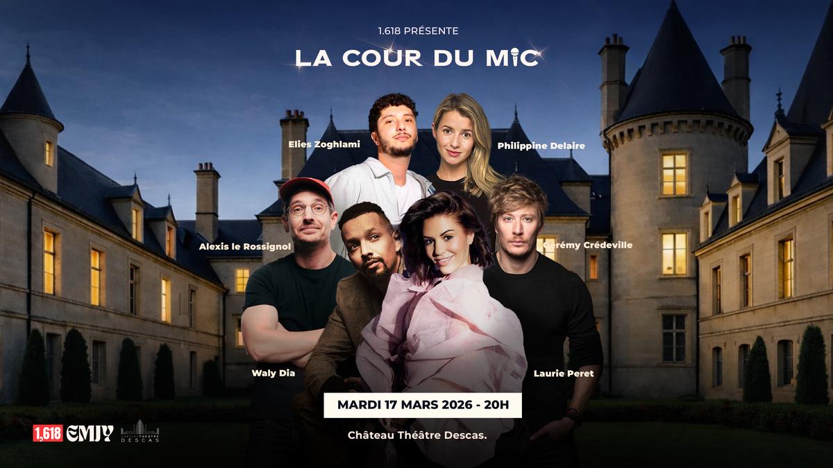 « La Cour du mic » marquera le lancement de la nouvelle programmation du Château Théâtre Descas.