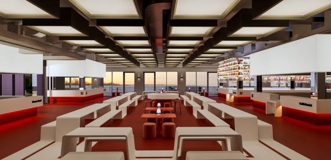 food court Adidas Arena