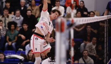 Volley-ball – SpikeLigue : Narbonne se prend les pieds dans le tapis niçois au terme d’un match très perturbé par les éléments