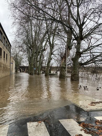 A Béziers, l’eau monte.