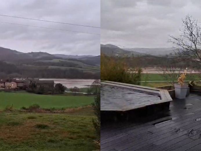 Le Dourdou vu depuis le domicile d’Audrey