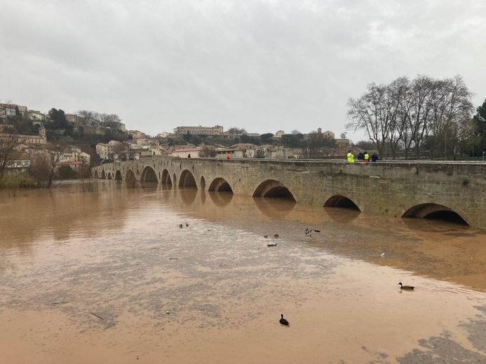 L’épisode pluvieux s’intensifie à Béziers.
