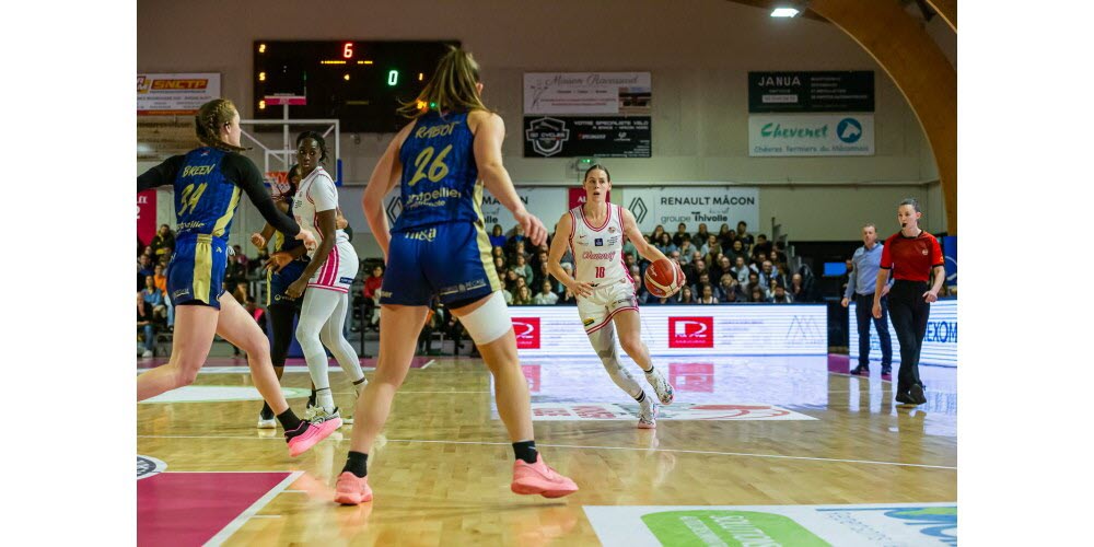 Ce dimanche 18 janvier 2026, Charnay recevait Lattes/Montpellier en quart de finale de la Coupe de France féminine. Aux portes du dernier carré, les Charnaysiennes se sont malheureusement inclinées 73 à 67. Photo Christophe Dury